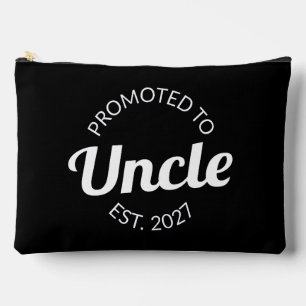Promoted To Uncle Est 2027 New Uncle I Accessory Pouch