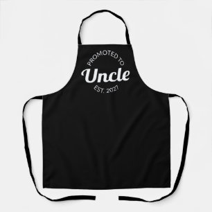 Promoted To Uncle Est 2027 New Uncle I Apron