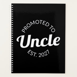 Promoted To Uncle Est 2027 New Uncle I Planner