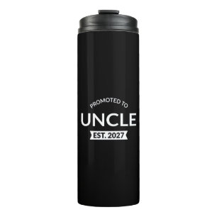 Promoted To Uncle Est 2027 New Uncle II Thermal Tumbler