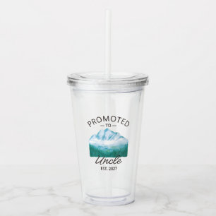 Promoted To Uncle Est 2027 New Uncle VI Acrylic Tumbler