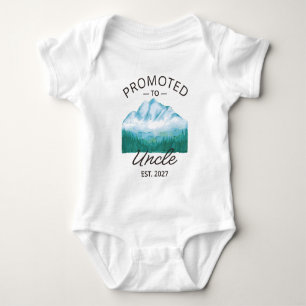 Promoted To Uncle Est 2027 New Uncle VI Baby Bodysuit