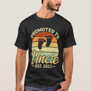 Promoted to Uncle Going to be Uncle 2022 New Uncle T-Shirt