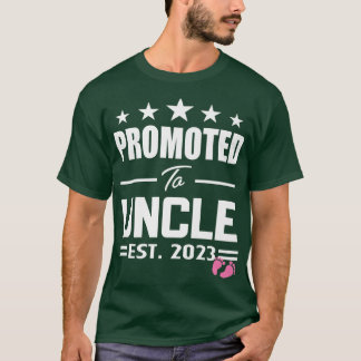 Promoted To Uncle It's A Girl Est 2023 New Great U T-Shirt