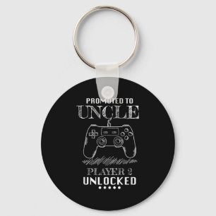 Promoted To Uncle Player 2 Unlock Shirt New Uncle Key Ring