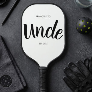 Promoted To Uncle Pregnancy Reveal Brother Gift Pickleball Paddle