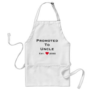 Promoted To Uncle Standard Apron