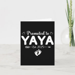 Promoted To Yaya 2025 Mothers Day First Time Mum P Card