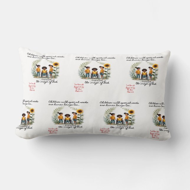 Promoting Children with Special Needs LumbarPillow Lumbar Cushion (Front)