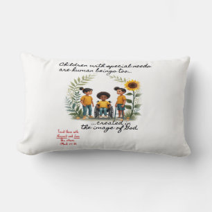 Promoting Children with Special Needs Throw Pillow