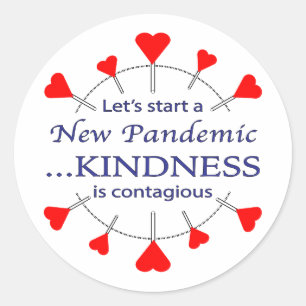 Promoting Kindness Classic Round Sticker