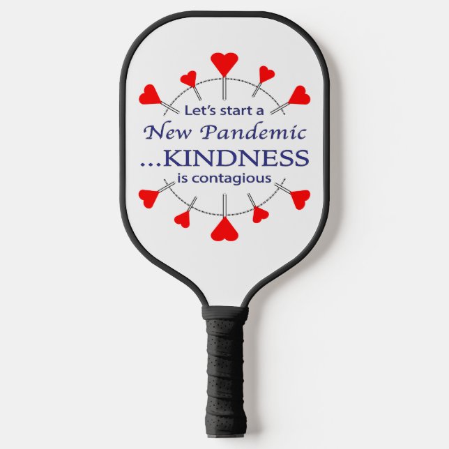 Promoting Kindness Pickleball Paddle (Front)