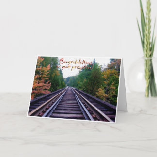 Promotion congratulations! card