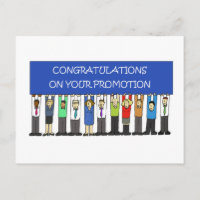 Promotion Congratulations Cartoon People