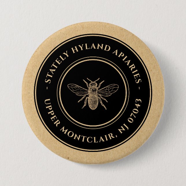 Promotional Apiary Button (Front)
