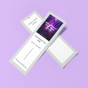 Promotional Author Book Launch Bookmark Mini Business Card