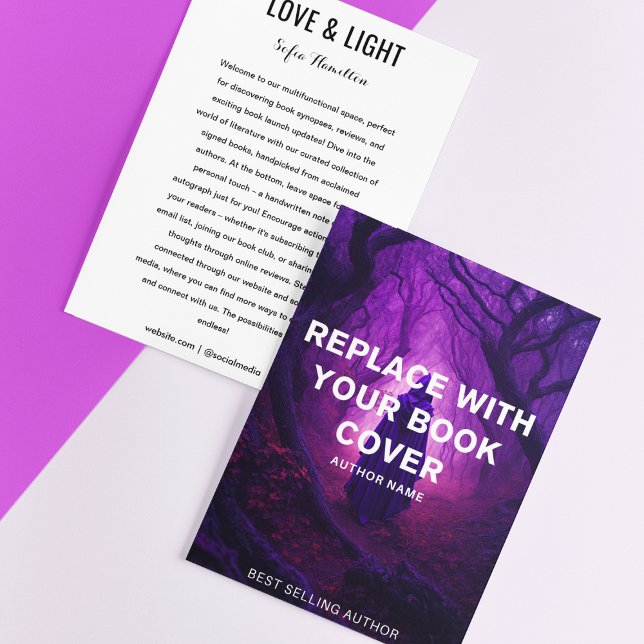 Promotional Book Signing Lunching Author Writer  Flyer (Creator Uploaded)