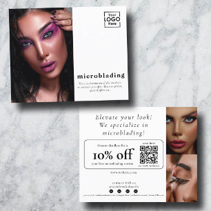Promotional Booking Special Offer Microblading Flyer