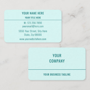 Promotional Business Cards Example Choose Colour