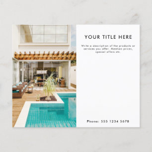 Promotional Business Half Page Photo Banner & Text