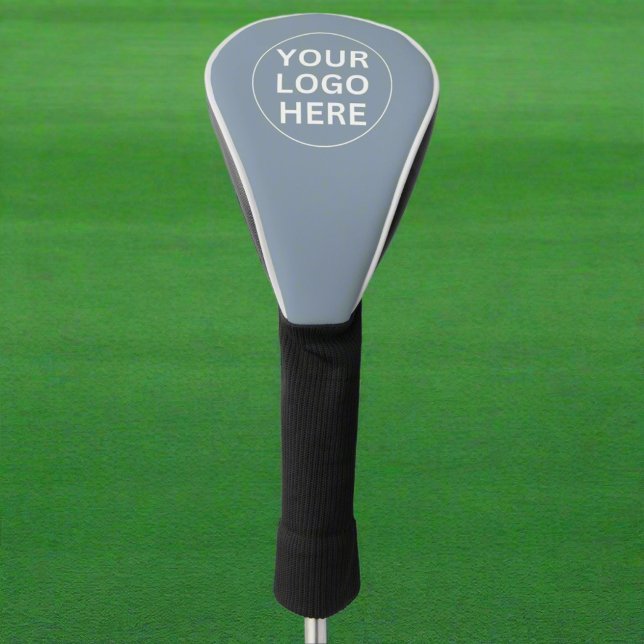 Promotional Business Logo Dusty Blue branded Golf Head Cover (Creator Uploaded)