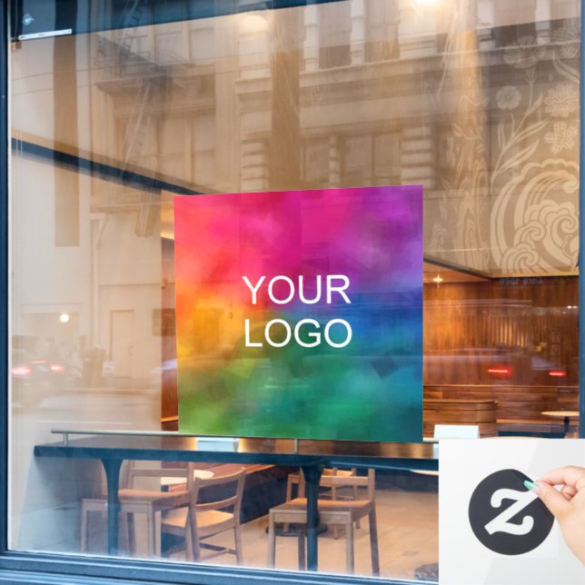 Promotional Business Logo Modern Simple Template (Cafe Window)