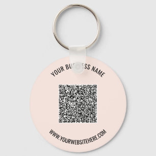 Promotional Business QR Code Keychain Template