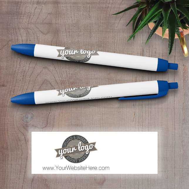 Promotional Business Supplies with Logo Black Ink Pen (Promotional Writing Pens with a Logo and Business Branding)