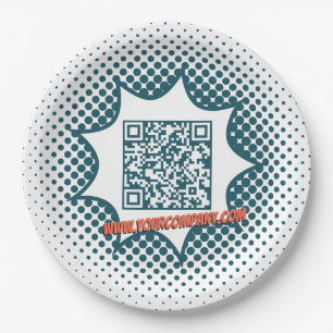 Promotional Cleaning Service Custom WWW Paper Plate