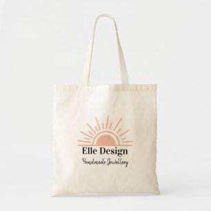 Promotional Company Feminine Boho Sun Custom Logo  Tote Bag