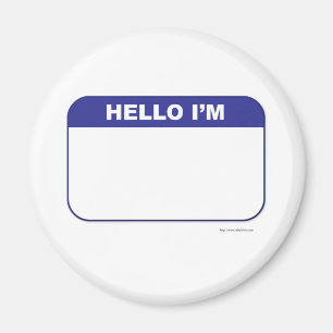 Promotional Custom Name Tag Magnet