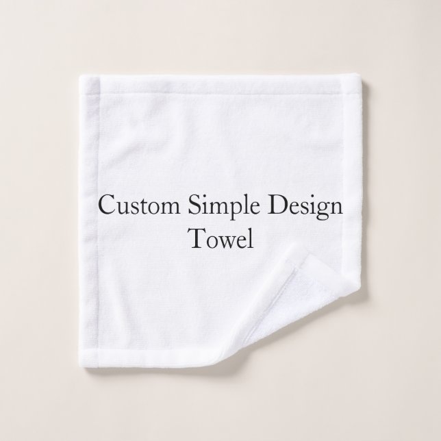 promotional Custom Simple Bathroom Towel Set (Wash Cloth)