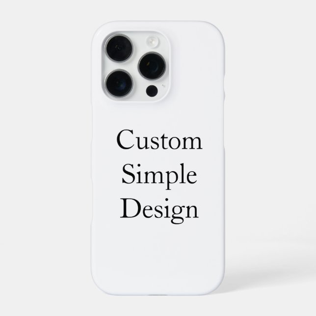 promotional Custom Simple iPhone Case  (Back)