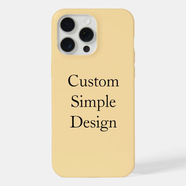 promotional Custom Simple iPhone Case  (Back)