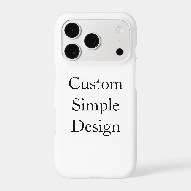 promotional Custom Simple iPhone Case  (Back)