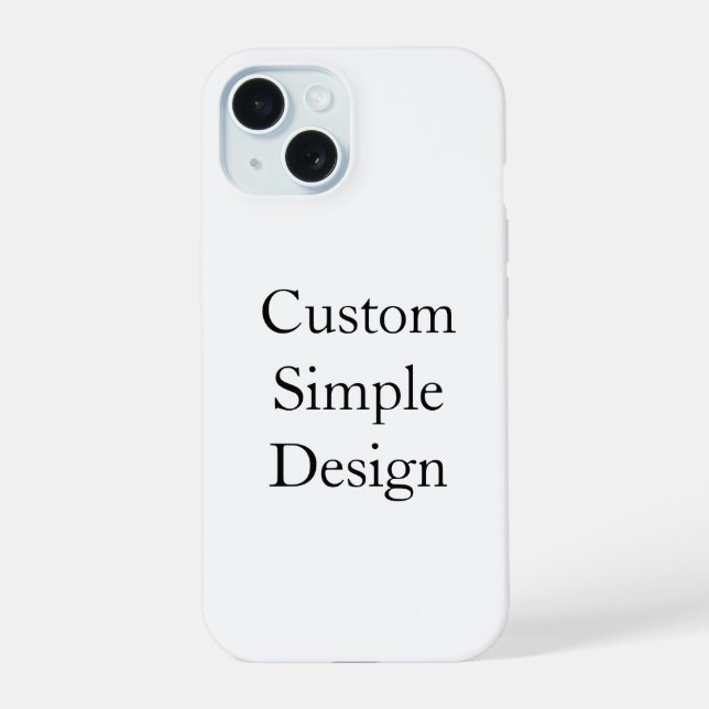 promotional Custom Simple iPhone Case  (Back)