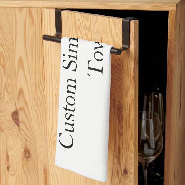 promotional Custom Simple Kitchen Towel (Thirds Fold)