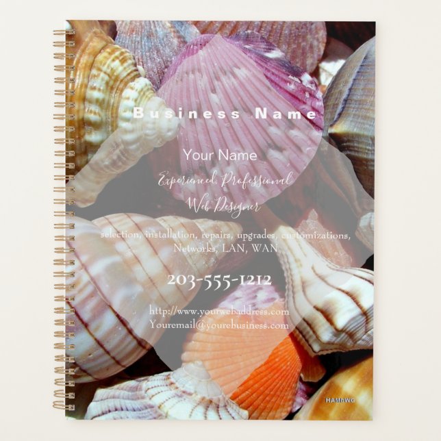 Promotional Daily Planner you customise - HAMbyWG (Front)