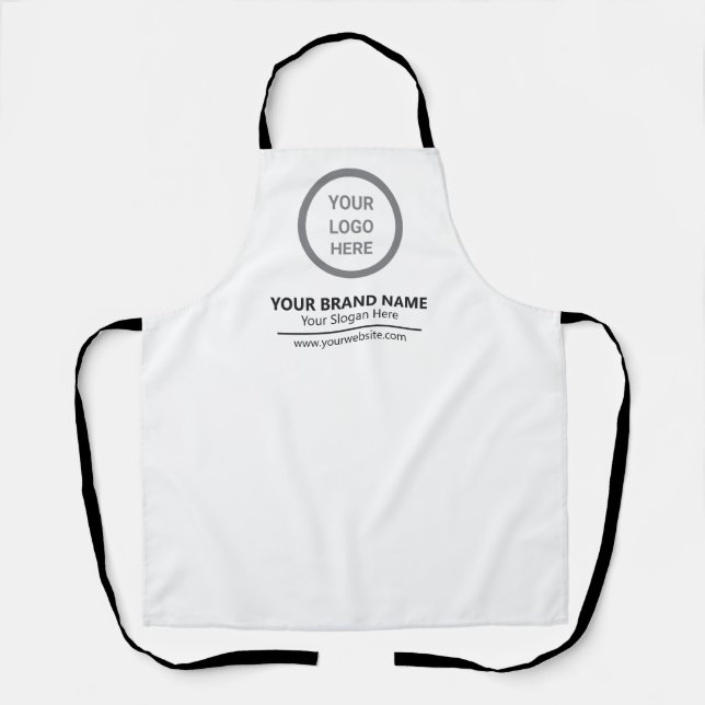 Promotional Elegant Modern Minimalist Business Apron (Front)