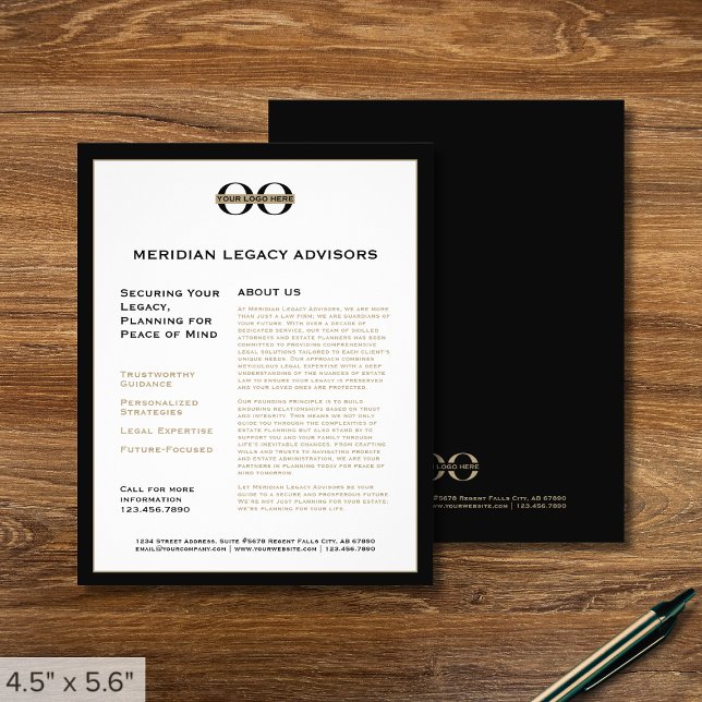 Promotional Flyer with Custom Logo (Creator Uploaded)