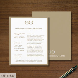 Promotional Flyer with Logo