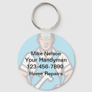 Promotional Handyman Home Improvement Keychains