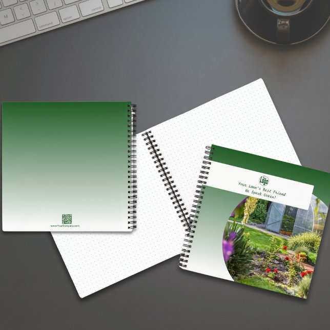 Promotional Image Logo Green Lawn Care Notebook (Promotional Image Logo Green Lawn Care Notebook)