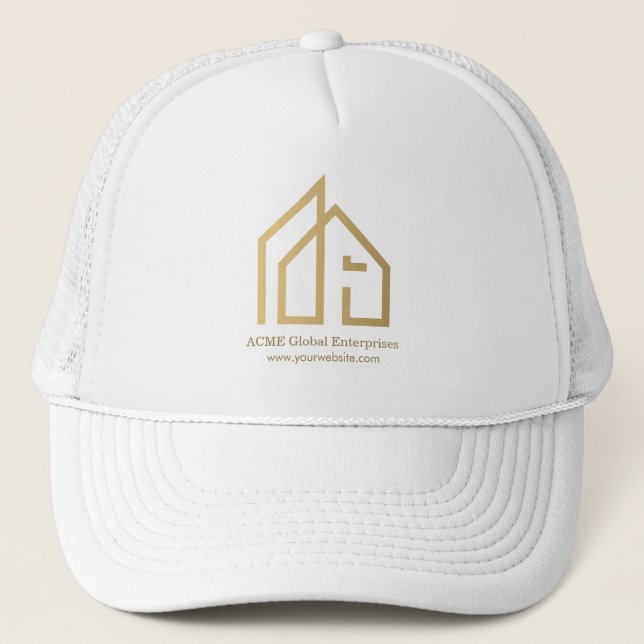 Promotional Item Modern Real Estate Trucker Hat (Front)
