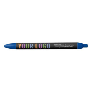 Promotional Items, Add Your Logo, Promotional Blac Black Ink Pen