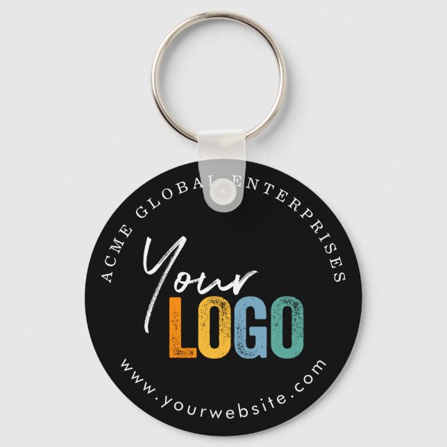 Promotional Items No Minimum Add Your Logo Keychai Key Ring (Front)