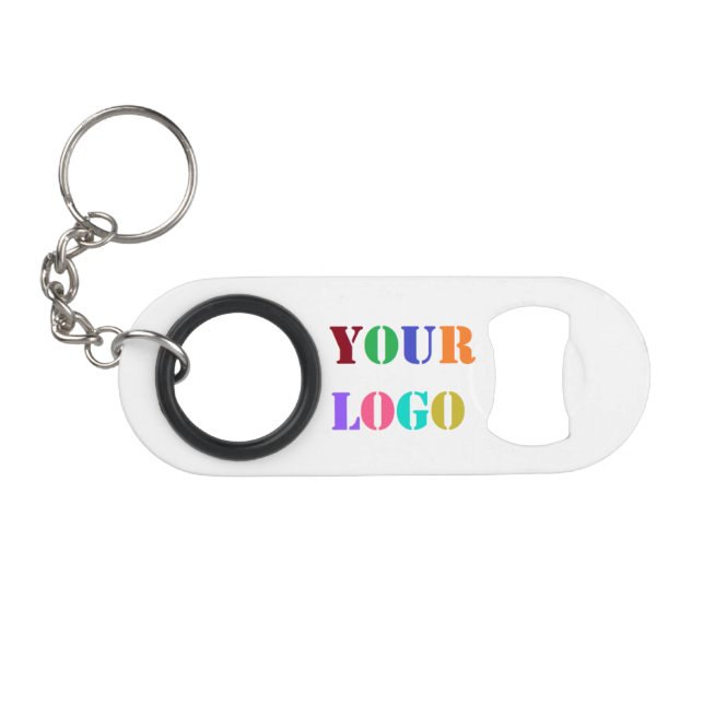 Promotional Keychain Bottle Opener with Your Logo  (Front (Horizontal))