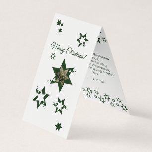 Promotional Lawn Care Service Christmas Stars