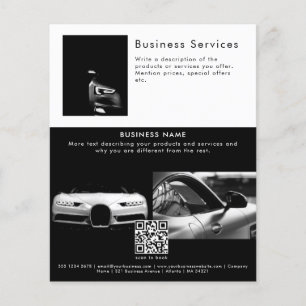 Promotional Leaflet Auto Detailing Car Cleaning Flyer