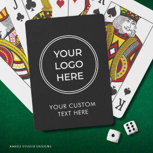 Promotional Marketing Custom Business Logo Playing Cards